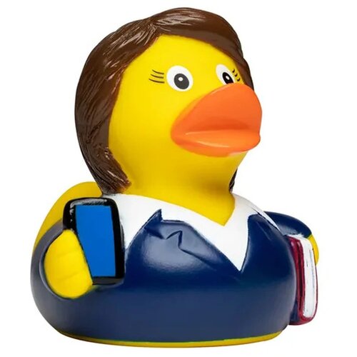 Badeend zakenvrouw