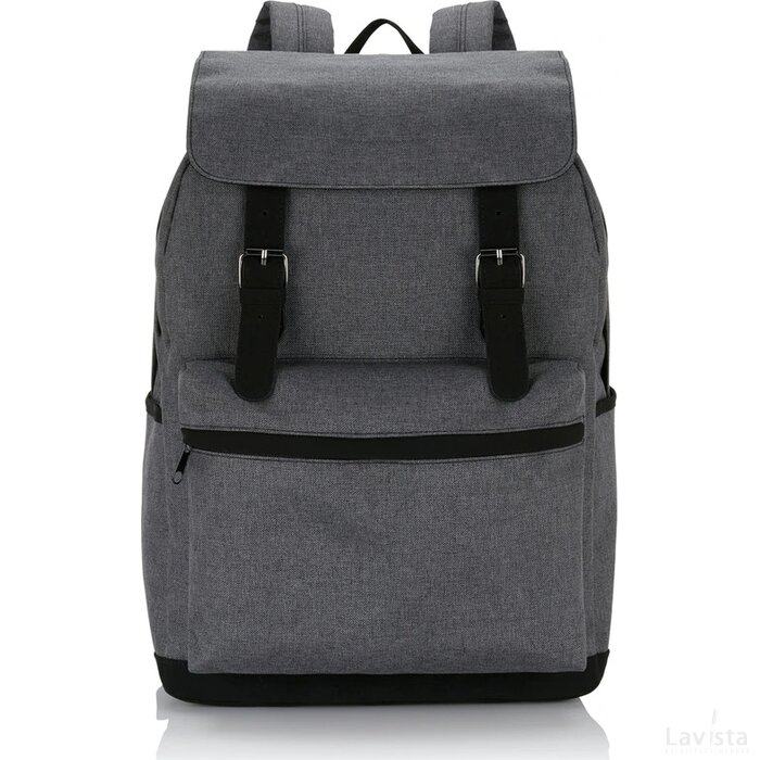 Laptop rugtas met magnetische gesp PVC-vrij grijs