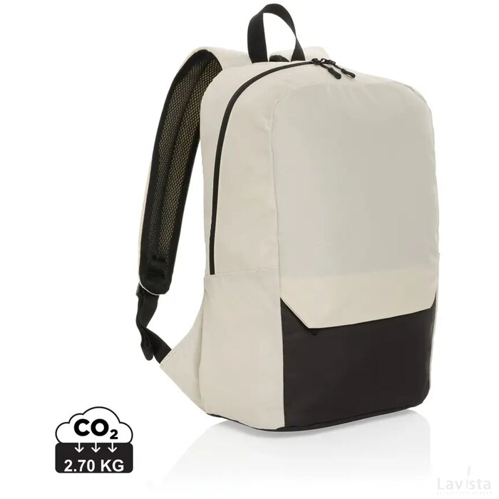 Kazu AWARE™ RPET basis 15.6" laptoprugzak gebroken wit