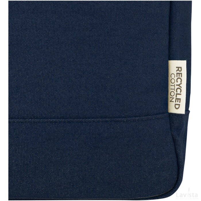Joey 15 inch GRS gerecyclede canvas rolltop laptoprugzak 15 l Navy