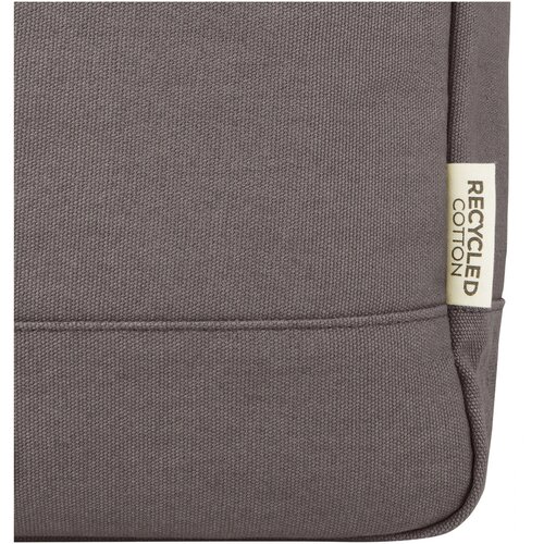 Joey 15 inch GRS gerecyclede canvas rolltop laptoprugzak 15 l Grijs