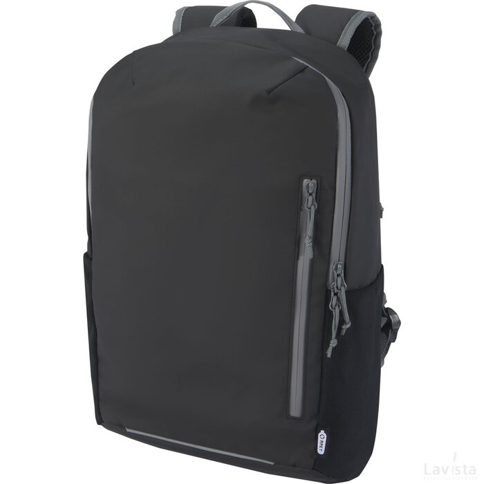 Aqua GRS gerecyclede waterbestendige 15" laptoprugzak 21 l Zwart