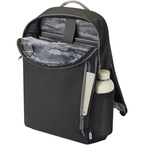 Aqua GRS gerecyclede waterbestendige 15" laptoprugzak 21 l Zwart