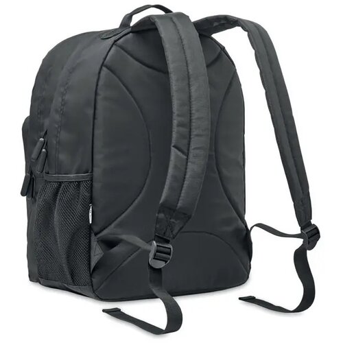 300d rpet laptop rugzak Valley backpack zwart