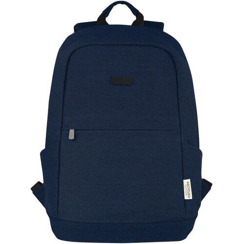 Joey 15,6 inch GRS gerecyclede canvas antidiefstal laptoprugzak 18 l Navy