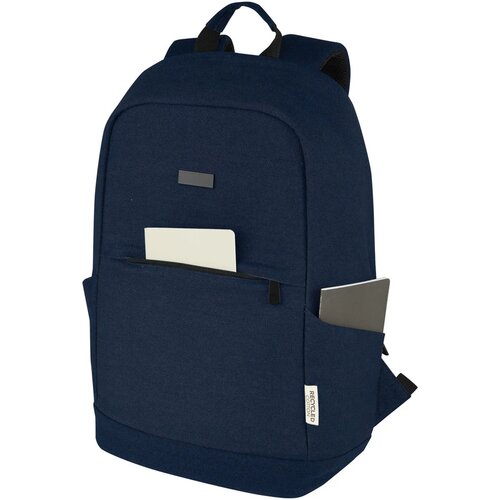 Joey 15,6 inch GRS gerecyclede canvas antidiefstal laptoprugzak 18 l Navy