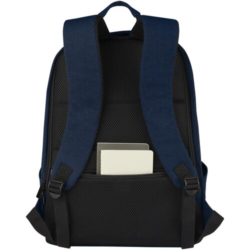 Joey 15,6 inch GRS gerecyclede canvas antidiefstal laptoprugzak 18 l Navy