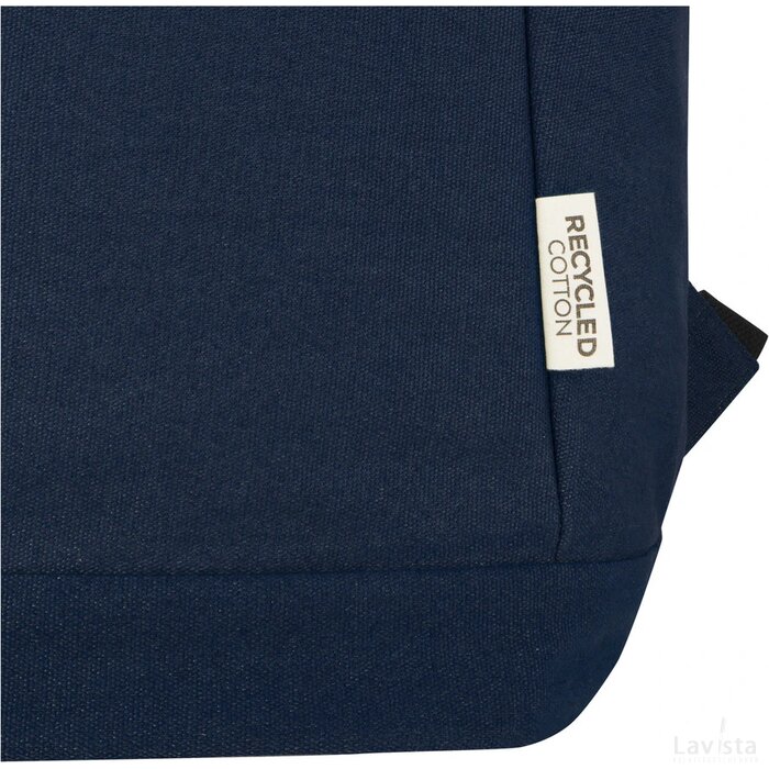 Joey 15,6 inch GRS gerecyclede canvas antidiefstal laptoprugzak 18 l Navy