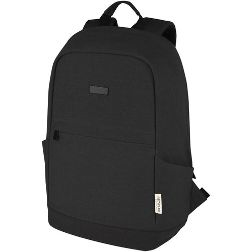 Joey 15,6 inch GRS gerecyclede canvas antidiefstal laptoprugzak 18 l Zwart