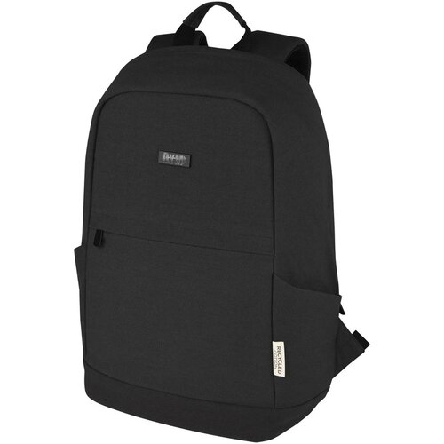 Joey 15,6 inch GRS gerecyclede canvas antidiefstal laptoprugzak 18 l Zwart