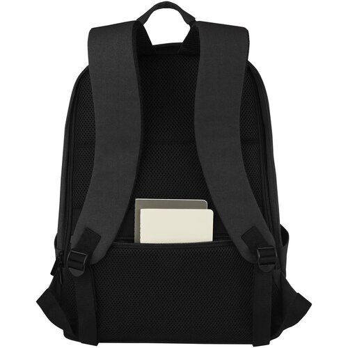 Joey 15,6 inch GRS gerecyclede canvas antidiefstal laptoprugzak 18 l Zwart