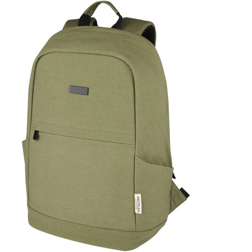 Joey 15,6 inch GRS gerecyclede canvas antidiefstal laptoprugzak 18 l Olijf groen