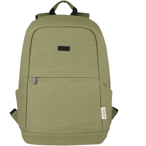 Joey 15,6 inch GRS gerecyclede canvas antidiefstal laptoprugzak 18 l Olijf groen