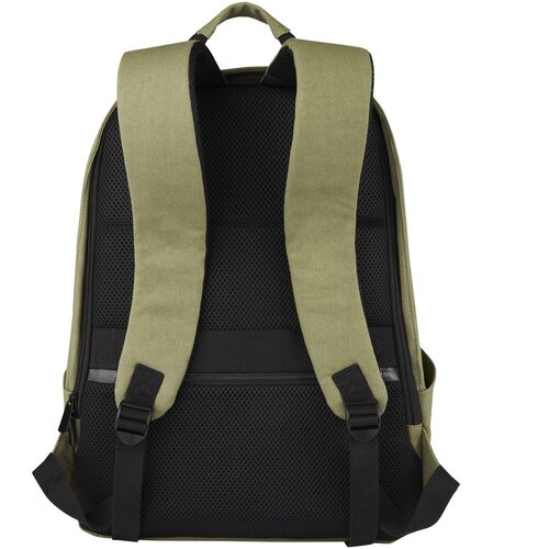 Joey 15,6 inch GRS gerecyclede canvas antidiefstal laptoprugzak 18 l Olijf groen