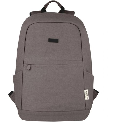 Joey 15,6 inch GRS gerecyclede canvas antidiefstal laptoprugzak 18 l Grijs