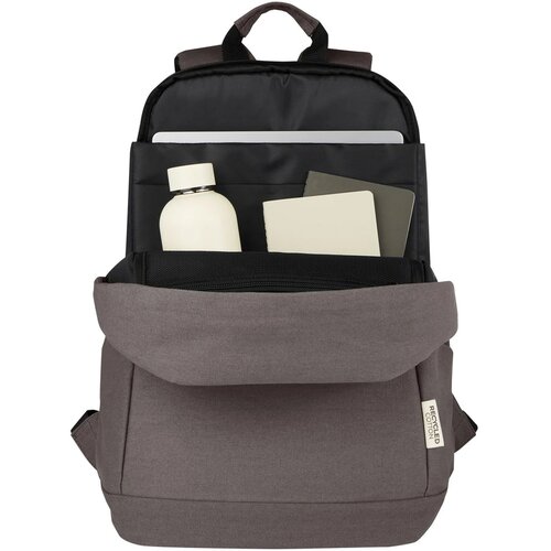 Joey 15,6 inch GRS gerecyclede canvas antidiefstal laptoprugzak 18 l Grijs