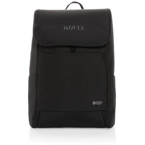 Swiss Peak Fern AWARE™ RPET allover zip 15" laptop rugzak zwart