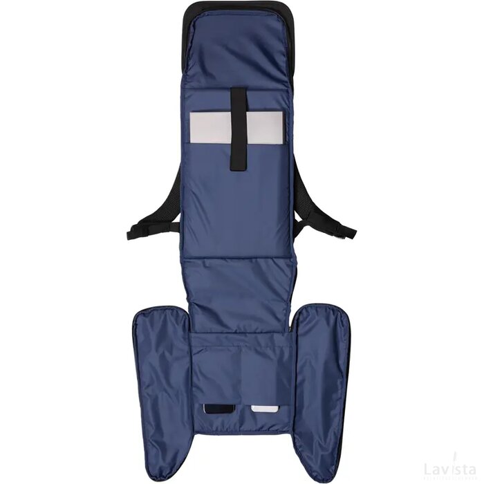 Swiss Peak Fern AWARE™ RPET allover zip 15" laptop rugzak zwart