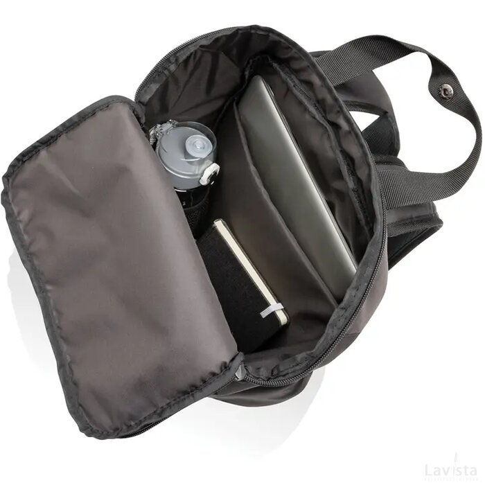Sienna AWARE™ RPET everyday 14" laptop rugzak zwart