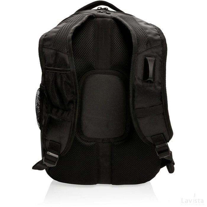 Outdoor laptop rugtas zwart