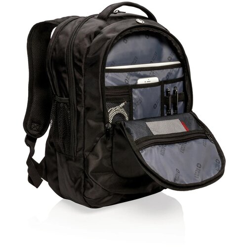 Outdoor laptop rugtas zwart