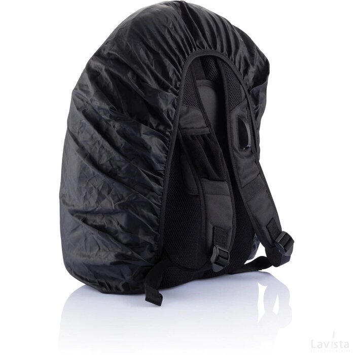 Outdoor laptop rugtas zwart