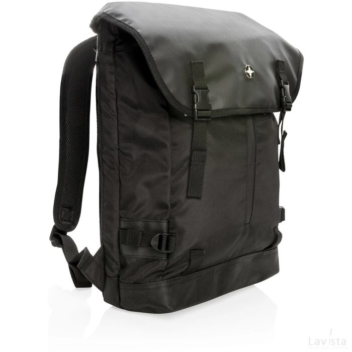 17” outdoor laptop rugtas zwart