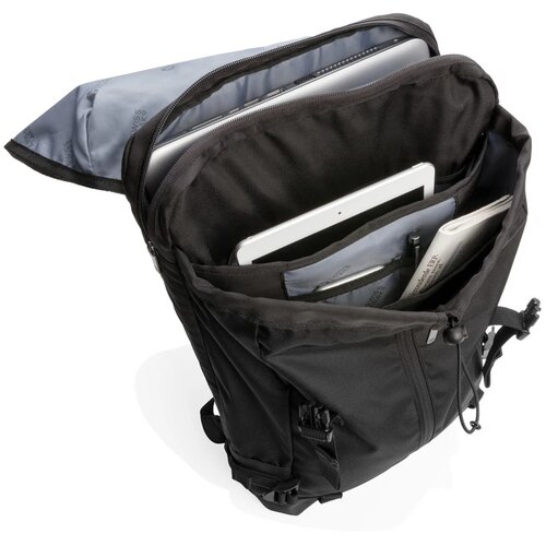 17” outdoor laptop rugtas zwart