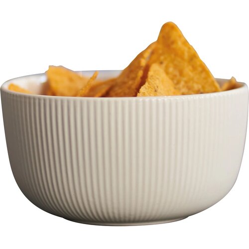 Müsli-/Snackschaaltje van keramiek wit