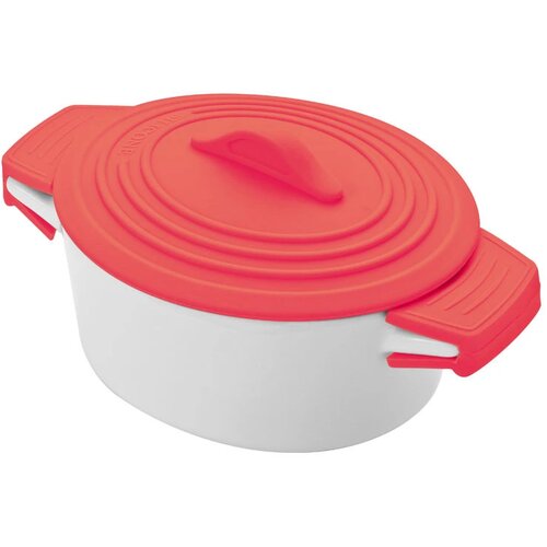 Porceleinen gourmetschaaltjes Zwenkau rood