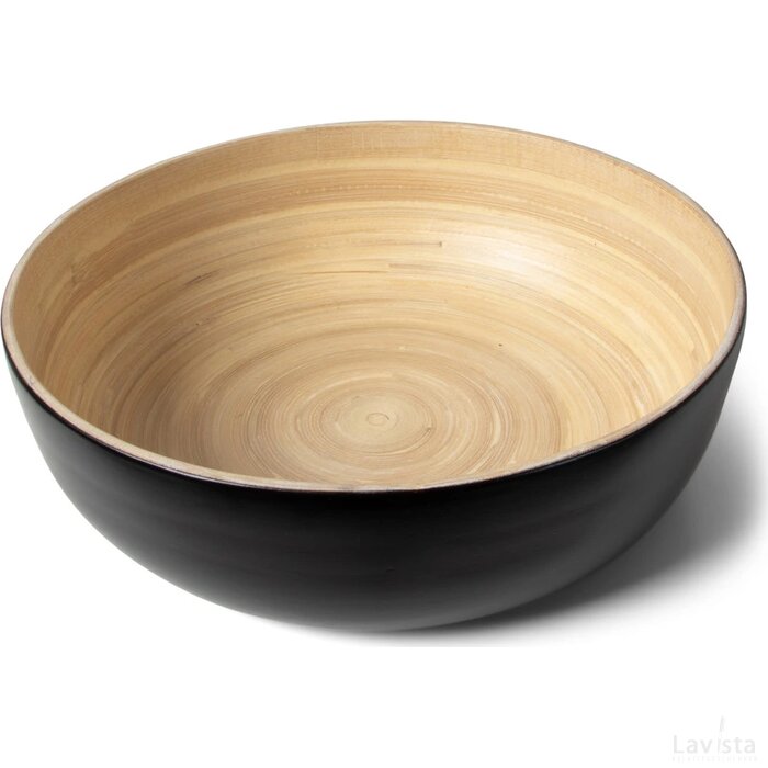 SENZA Bamboe Saladeschaal Zwart