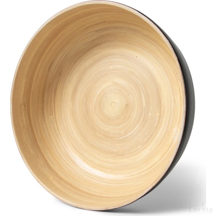 SENZA Bamboe Saladeschaal Zwart