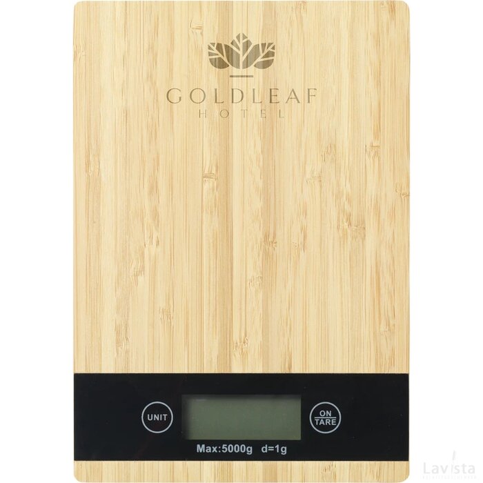 Escala Bamboo Keukenweegschaal Bamboe