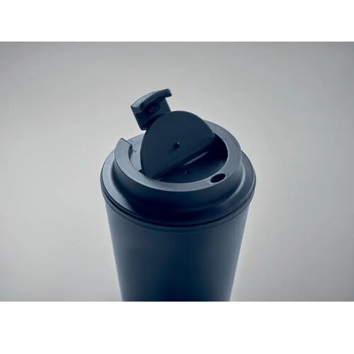 Gerecyclede pp beker 300 ml Tridus donker marineblauw 300 ml