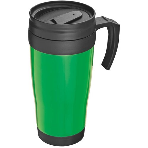 Kunststof drinkbeker met afsluitbare deksel- 0,4L Sandau groen