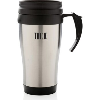 Roestvrijstalen mok zilver Roestvrijstalen mok zilver