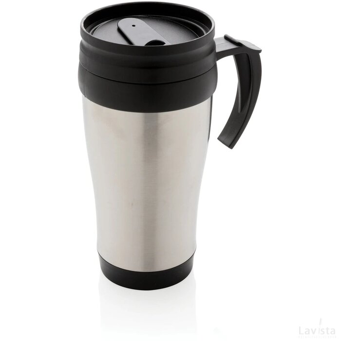 Roestvrijstalen mok zilver