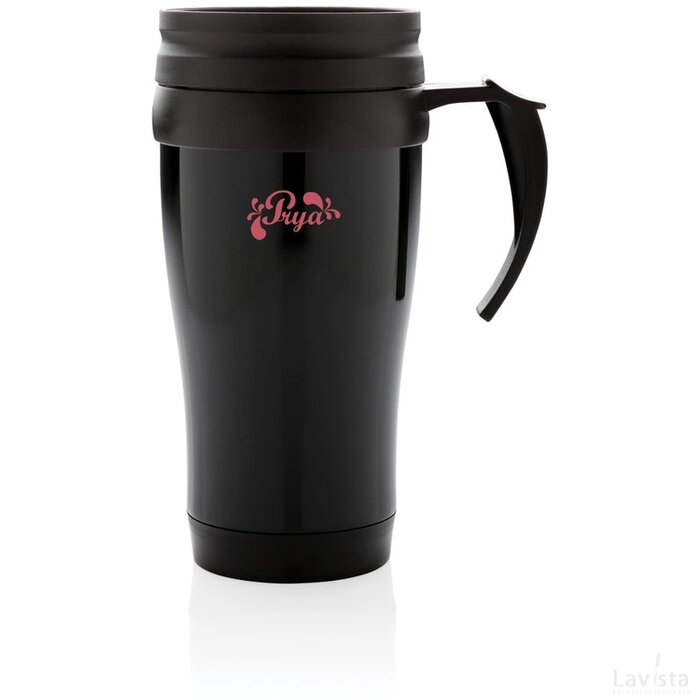 Roestvrijstalen mok zwart