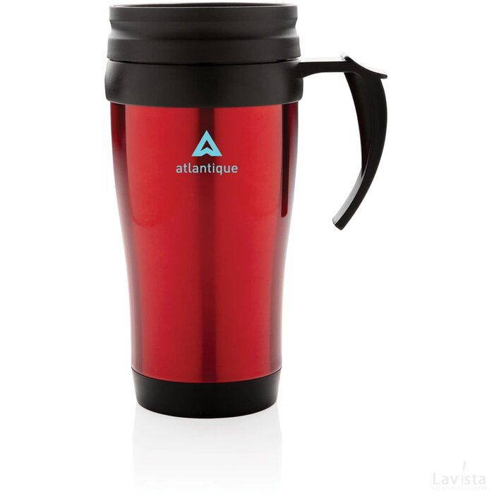 Roestvrijstalen mok rood