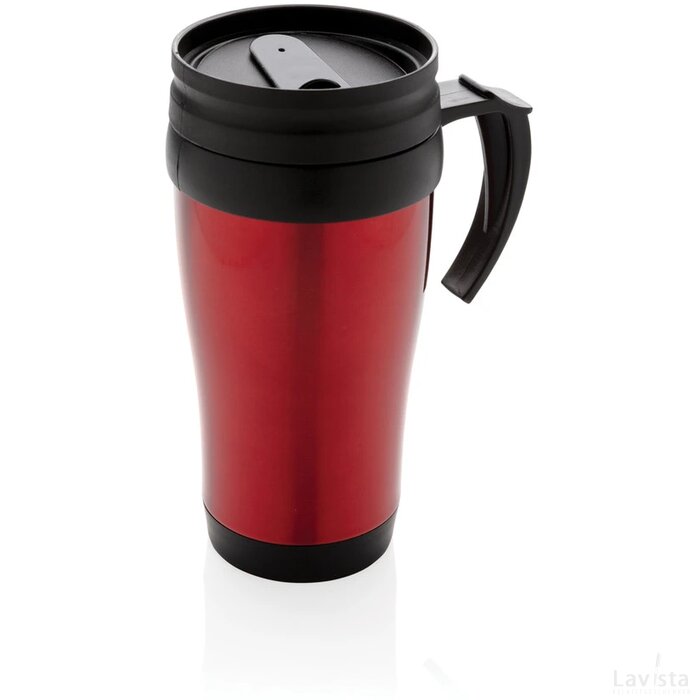 Roestvrijstalen mok rood