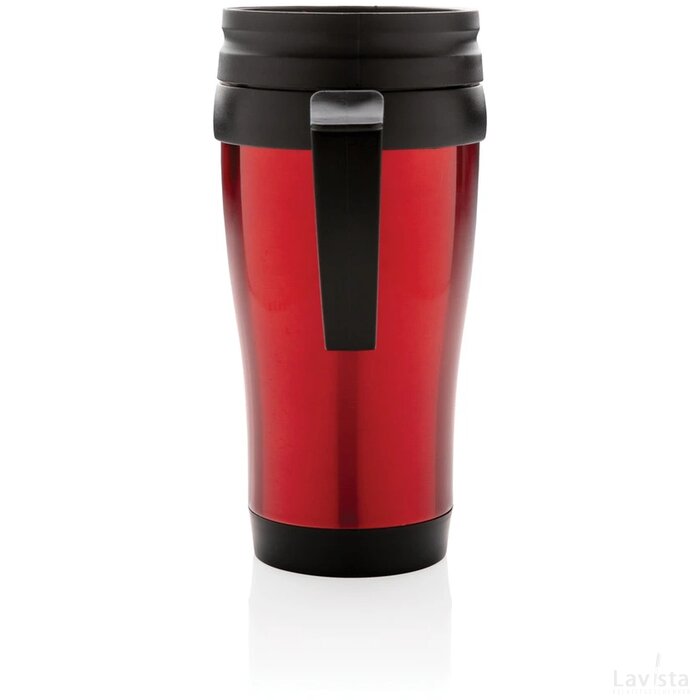 Roestvrijstalen mok rood