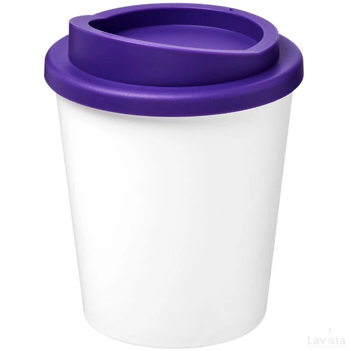 Americano® espresso 250 ml geïsoleerde beker Wit,Paars Wit, Paars Wit/Paars
