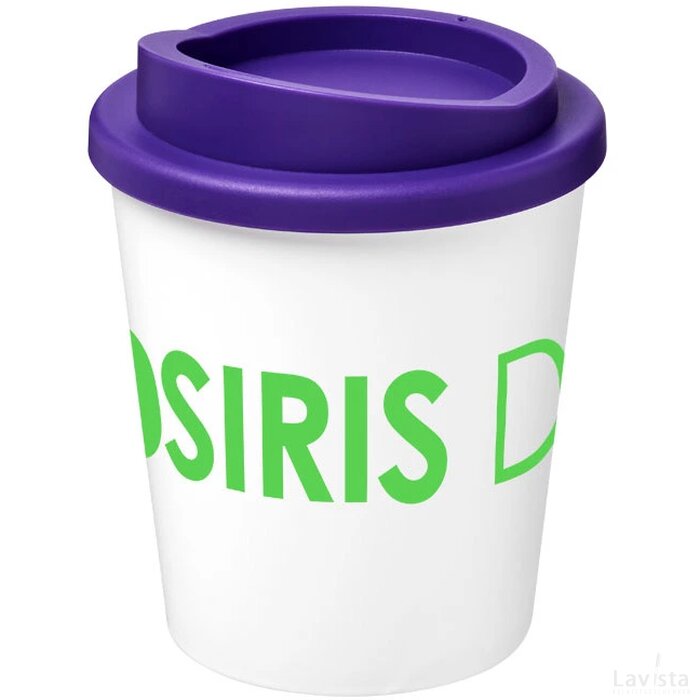 Americano® espresso 250 ml geïsoleerde beker Wit,Paars Wit, Paars Wit/Paars