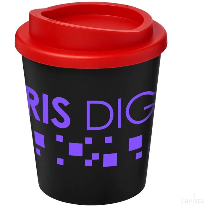 Americano® espresso 250 ml geïsoleerde beker Zwart,Rood Zwart, Rood Zwart/Rood