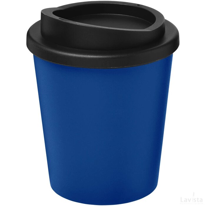 Americano® espresso 250 ml geïsoleerde beker blauw,Zwart Blauw, Zwart Blauw/Zwart