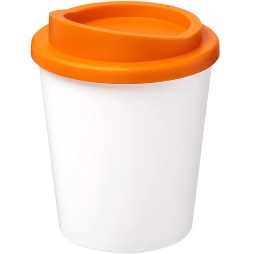 Americano® espresso 250 ml geïsoleerde beker Wit,Oranje Wit, Oranje Wit/Oranje