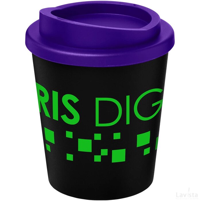 Americano® espresso 250 ml geïsoleerde beker Zwart,Paars Zwart, Paars Zwart/Paars