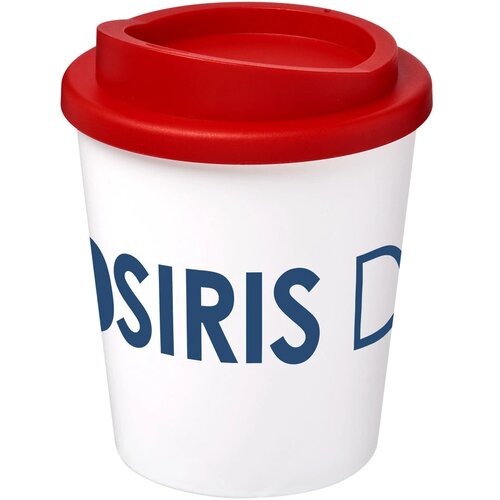 Americano® espresso 250 ml geïsoleerde beker Wit,Rood Wit, Rood Wit/Rood