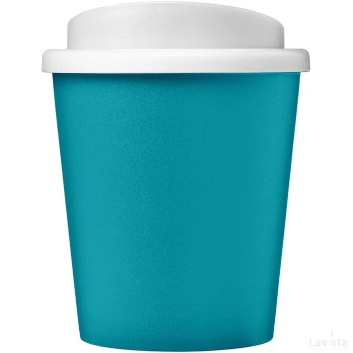 Americano® espresso 250 ml geïsoleerde beker aqua blauw,Wit Aqua blauw, Wit Aqua blauw/Wit