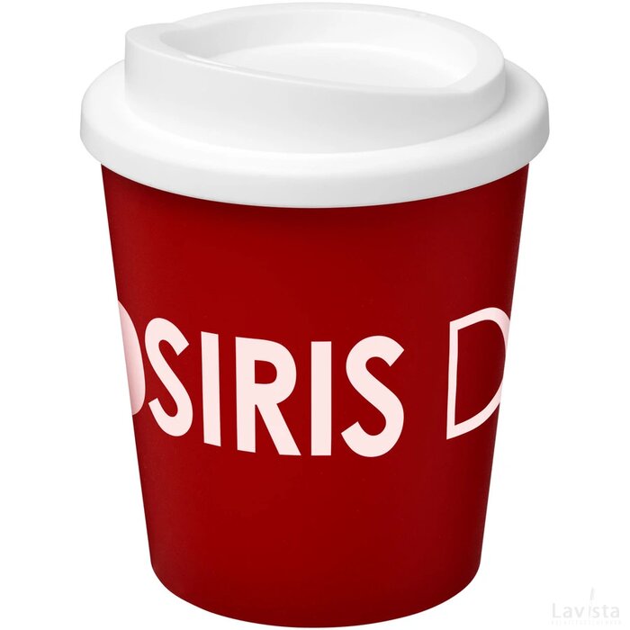 Americano® espresso 250 ml geïsoleerde beker Rood,Wit Rood, Wit Rood/Wit